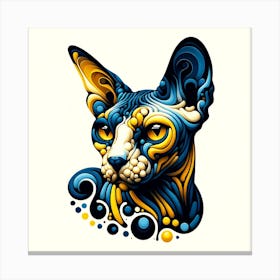 Sphynx Cat 02 Canvas Print