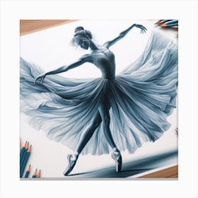 Gracefully dancing 3 Canvas Print