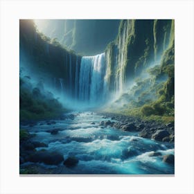 Waterfalls Canvas Print