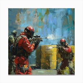 Paintball Canvas Print