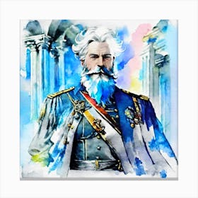 Portrait Of A King Canvas Print