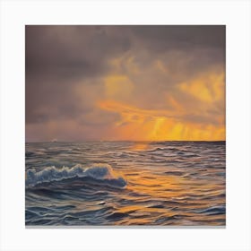 Golden Skies Canvas Print