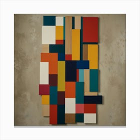 Abstract Squares 9 Canvas Print