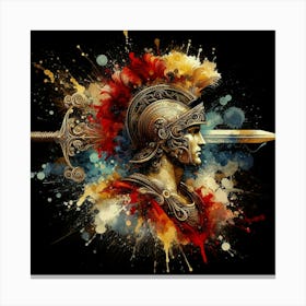 Spartan Warrior 15 Canvas Print