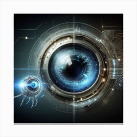 Eye Of Technology Canvas Print