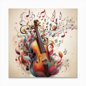 Music, Notes Canvas Print