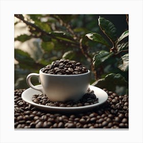 Coffee Beans 143 Canvas Print