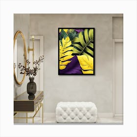 Tropical Leaves Canvas Print