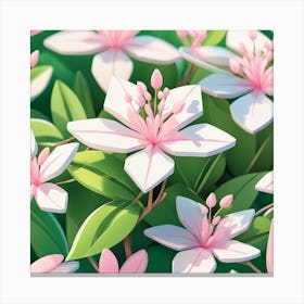 Jasmine Flowers (5) Canvas Print