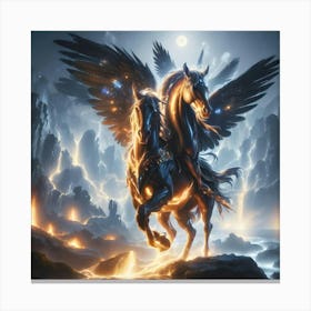 Mystic Horses Canvas Print