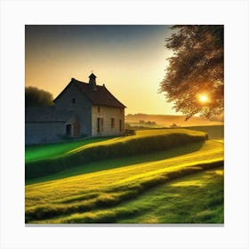 Sunset In The Countryside 27 Canvas Print