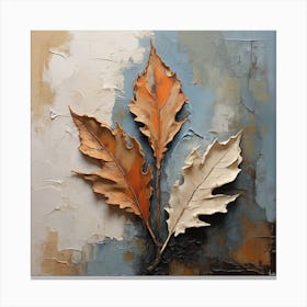 Aging leaf Canvas Print