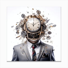 Clockwork Man Canvas Print