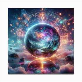 Astrological Sphere Canvas Print