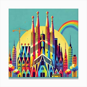 Sagrada Familia 4 Canvas Print