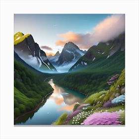 Tranquility in the Highlands Canvas Print