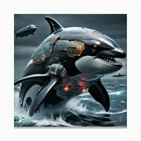 Orca Whale Canvas Print