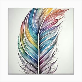 Feather Feather Feather 23 Canvas Print