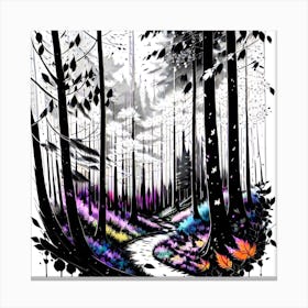 Forest Path 31 Canvas Print