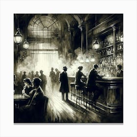 Bar In London Canvas Print