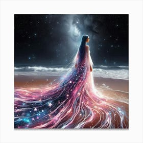 Dreaming Woman 1 Canvas Print