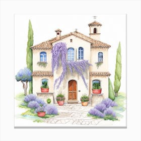 Italian House Canvas Print