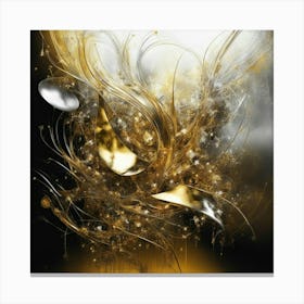 Abstract Gold Canvas Print