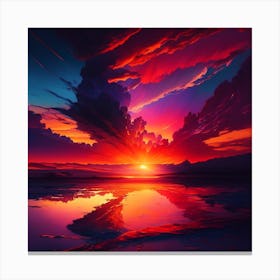 Sunset Canvas Print