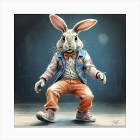 Bunny Dancer Canvas Print