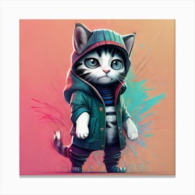 Kitty Cat 4 Canvas Print