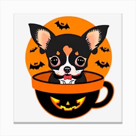 Chihuahua Halloween Canvas Print