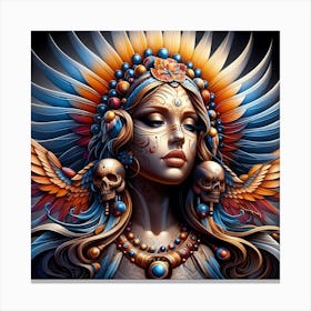 Mexican Woman Canvas Print