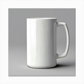 White Coffee Mug 12 Canvas Print