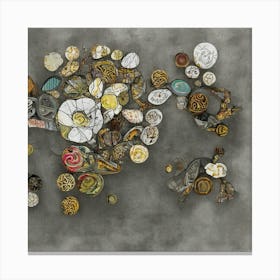 'World Of Buttons' Canvas Print