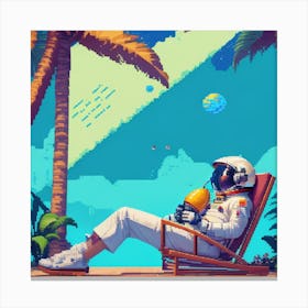 Pixel Art Canvas Print