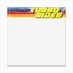 Turbo Rider Canvas Print