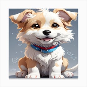 Cute Puppy Canvas Print