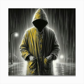 Raincoat Canvas Print