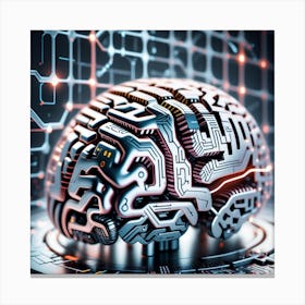 Artificial Intelligence Concept 6 Canvas Print