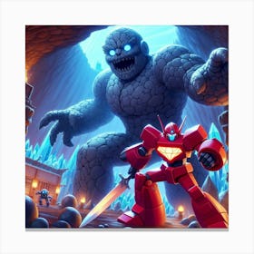 Giant Robot 2 Canvas Print