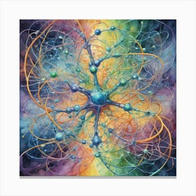 Neuron Painting 3 Canvas Print