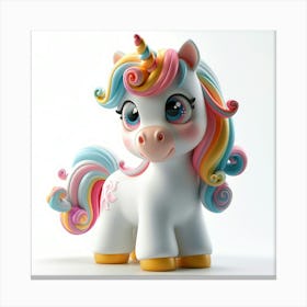 Unicorn Figurine 32 Canvas Print