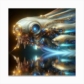 Futuristic Spaceship 5 Canvas Print