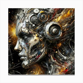 Futuristic Woman 5 Canvas Print