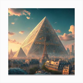 Futuristic Cityscape 7 Canvas Print