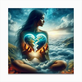 Broken Heart Canvas Print