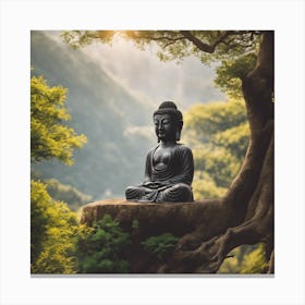Buddha Statue Canvas Print