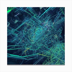 Abstract City Canvas Print