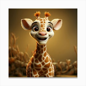 Giraffe 50 Canvas Print