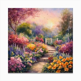 Garden Path 2 Canvas Print